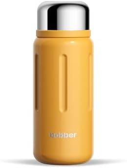BOBBER 46 oz Stainless Steel Thermo Flask with Removable Tea Infuser – BPA-Free, Dishwasher Safe, Leak-Proof Vacuum Insulated Water Bottle – Keeps Drinks Hot for 45 Hours (Orange) by Bobber