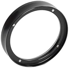 Dosing Ring 51mm 53mm 58mm Magnetic Espresso Powder Funnel,Compatible For Delonghi,Compatible For Breville,Portafilter Coffee Accessories(51mm Black) by Unknown