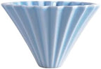 Ceramic Coffee Dripper Pour Over Maker Handmade Origami Filter Cup Flower Shape Funnel Drip Cafe Cake Home(Color 08) by Unknown