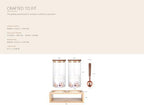 KKC HOME ACCENTS Glass Jars with Bamboo Stand & Spoon - 39oz 2 Pack - Image 2
