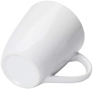 Amazon Basics Porcelain Heat Resistant Coffee Mugs, Microwave and Oven Safe, 12 oz, White, 12 Count - Image 3