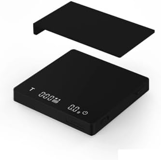 Digital Coffee Scale with Timer – 2kg/0.1g Precise Scale for Espresso and Pour-Over – Kitchen Tool Chinese(Black 2.0) by Unknown