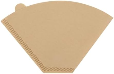 Cone Coffee Filter Paper, 100 Pcs Disposable Unbleached Natural Filters For Drip And Pour Over Maker(Medium) by Unknown