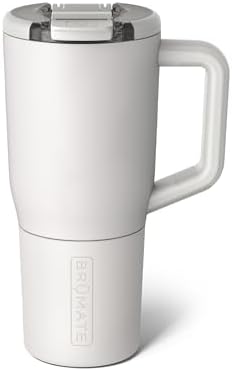 BrüMate Müv - 25oz 100% Leak Proof Insulated Coffee Mug with Handle & Lid - Stainless Steel Coffee Travel Mug - Double Walled Coffee Cup (Dune) by Br%C3%BCMate