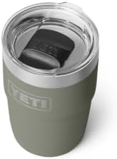 YETI Rambler 8 oz Insulated Coffee Mug with Lid - Stackable Double-Wall Vacuum Insulated Coffee Cup - DuraSip Ceramic Lining - Barista-Friendly Design - Stainless Steel - Dishwasher Safe - Image 3