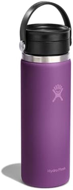 Hydro Flask Flex Sip Coffee Tumbler – Insulated Stainless Steel, Non Spill, Leak Proof Travel Cup 20 Oz Beachplum Purple - Image 2