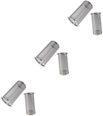 Cabilock 3pcs Stainless Filter Strainer Fine Mesh Tea Infuser Handle for Home Kitchen for Brewing Coffee and Loose Leaf Tea by cabilock