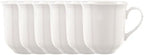 Villeroy & Boch Manoir Collection Coffee Mug, Set of 6-10oz Mugs, Premium Porcelain, Made in Germany, Dishwasher and Microwave Safe, Perfect for Coffee, Tea or Hot Cocoa, Rich, Creamy White - Image 4