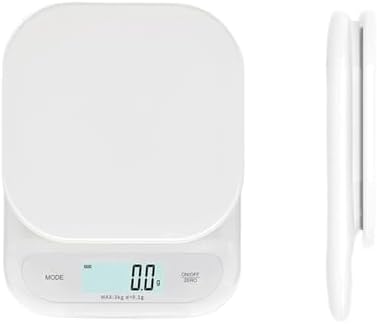 Electronic Scale, Kitchen Scale LCD Display USB Charging/Battery High Precision Electronic Tea Weighing Baking Tools,for Meal Prep, Baking and Cooking(3kg-0.1g USB Charge) - Image 3