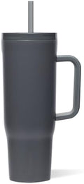 Corkcicle Cruiser Tumbler with Handle & Straw, 40 oz, Flint by Corkcicle
