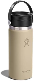 Hydro Flask Flex Sip Coffee Tumbler – Insulated Stainless Steel, Non Spill, Leak Proof Travel Coffee Cup 16 Oz Oat Tan - Image 2