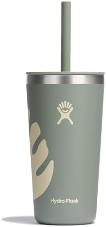 Hydro Flask 20 Oz All Around Tumbler Straw Lid Botanical Bliss Agave by Unknown