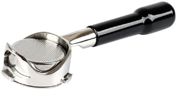 58mm 3 Ear Hollow Bottomless Portafilter Barsetto，Compatible For Barsetto, BAE01/BAE02/BAEO2S Barista Accessory(ABS black) by Unknown