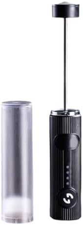 Rechargeable Handheld Electric Milk Frother for Coffee, Black by Unknown