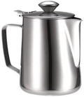 Stainless Steel Milk Frothing Pitcher With Lids Steam Coffee Barista Kettle Latte Cappuccino Cream Cup Jug(350ml) by Unknown