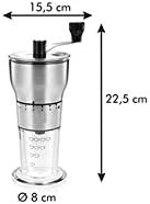 Tescoma 428802 GrandChef Coffee Grinder, Stainless Steel, Silver, 22.5 cm - Image 7