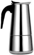 Stainless Steel Moka Pot 100-600ml Stovetop Espresso Maker Barista by Unknown