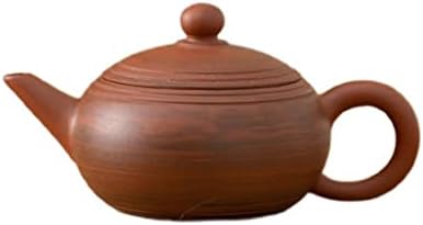 Tea Pots For Loose Tea Mixing The Mud Urgent Beard Pot Small Teapot One Person With Cinnabar Mud Hand Pull Pot Pure Manual Kung Fu Teapot Tea Infuser Pot(C-110ml) by Unknown