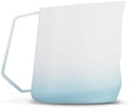Milk Frother Jug 600ml Milk Frothing Pitcher Steaming Pitchers for Coffee Art Coffee Accessories(600ml,Gradient Blue) by Unknown