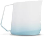 Milk Frother Jug 600ml Milk Frothing Pitcher Steaming Pitchers for Coffee Art Coffee Accessories(600ml,Gradient Blue) by Unknown