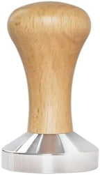 51/53/58mm Coffee Tamper Wooden Handle Barista Espresso Maker Grinder Handmade Coffee Powder Hammer Calibrated Pressure Tamper(51MM) - Image 2