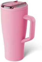 BrüMate Era Flip 30oz Tumbler with 100% Leakproof Covered Straw Lid | Hygienic Covered Straw | Insulated Stainless Steel Water Bottle with Handle | Cup Holder Friendly | BPA-Free (Primrose) - Image 2
