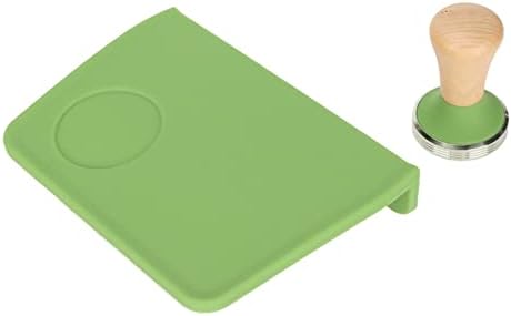 Coffee Mat, Silicone Coffee Mat Tamper Mat with Coffee Tamper Oil Proof Coffee Pad Tamper Kit for Espresso Machine (51mm / 2.01in Tamper) - Image 3