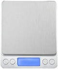 Electronic Scale, Digital Kitchen Scale Mini Pocket Stainless Steel Precision Jewelry Electronic Balance Weight Gold Gram 0.1/3000g Weigh Scales,for Meal Prep, Baking and Cooking(3000g 0.1g Battery) by Unknown