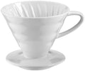 SODEF V60 Dripper Coffee Brewing Equipment White Ceramic 250 ml Capacity by Unknown