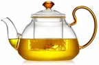 Removable Glass teapot with Infuser Home Tea Brewer Tea Set Large Capacity Portable Tea Kettle Container Cleanable (Without Cup 700ml) by Unknown