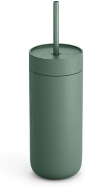 Fellow Carter Cold Ceramic Lined Tumbler 16 oz with Straw Lid, BPA-Free by Unknown