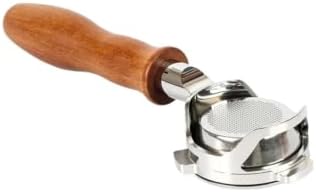 54mm Bottomless Naked Portafilter Handle With Basket, Compatible For Breville, 870 875 878 880 Espresso Replacement Part(D red wood) by Unknown
