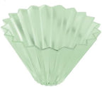 Ceramic Coffee Filter Cup Reusable Filters Maker With Wood Stand Funnel Dripper Cake Accessories(Green) by Unknown