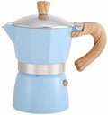 Vintage Moka Pot 150/300ml Wood Handle Stovetop Espresso Maker Italian by Unknown