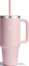 Hydro Flask Travel Tumbler with Handle, Lid and Straw - Insulated Stainless Steel in 40 Oz Trillium by Unknown