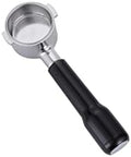51mm Bottomless Portafilter for DeLonghi Espresso Machine Stainless Steel 51mm Portafilter 2 Ear for ECP3420/ECP3630/ECP3120/EC155/EC260/EC265/EC702 Handle-Plastic by Joytata