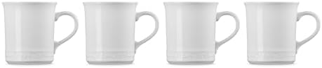 Le Creuset Stoneware Vancouver Mug, Set of 4, 14 oz. each, White - Image 3