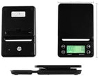 Electronic Scale, 3kg 0.1g 5kg Coffee Weighing Drip Scale with Timer Digital Kitchen High Precision LCD Scales,for Meal Prep, Baking and Cooking(Black) - Image 4