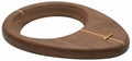Coffee Drip Stand Wooden Dripper Holder Pour Over Base Rack With Walnut Wood Grain And Artisanal Inlay Decorative Line Suitable for home office break room coffee bar by Unknown