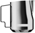 350ml 450ml Turbo Milk Frothing Pitcher Steaming Pitchers Professional Milk Foam Jug Home Barista Kitchen Accessorie(350ml Glossy) by Unknown