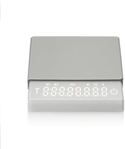 predolo Coffee Scale with Touch Mini Coffee Scale with Timer Electronic for Baristas, Pour Over, White by Unknown