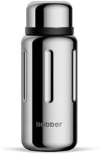 BOBBER 26 oz Stainless Steel Insulated Flask with Tea Infuser – Keeps Drinks Hot 28 Hours – Leak-Proof, Dishwasher Safe Travel Bottle for Coffee and Tea – For Commute, Hiking, Office (Glossy) by Bobber
