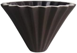 Ceramic Coffee Dripper Pour Over Maker Handmade Origami Filter Cup Flower Shape Funnel Drip Cafe Cake Home(Color 05) by Unknown