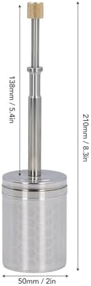 Press Type Coffee Infuser Stainless Steel Spring Drive Strainer Brew Plunger Filter For Home And Travel - Image 3