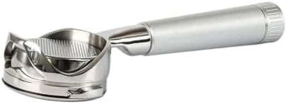 58MM Coffee Machine Portafilter Handle,Compatible With Gaggia,Coffee Machine Modified Handle Filter Bottomless Hollow Portafilter Stainless Steel Filter(58mm-silver) by Unknown