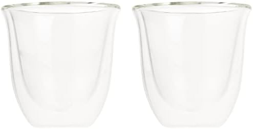 De'Longhi Stilosa Manual Espresso Machine, 13.5 x 8.07 x 11.22 inches & Stainless Steel Milk Frothing Pitcher, 12 ounce (350 ml), 12 oz & Double Walled Thermo Espresso Glasses, Set of 2 - Image 7