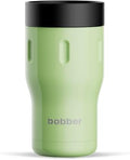 BOBBER 12 oz Insulated Tumbler with 360 Lid – 100% Leak-Proof, Stainless Steel Coffee Cup with Screw On Lid, BPA-Free, Dishwasher Safe – Coffee Travel Mug, Fits Car Cup Holder (Green) by Bobber