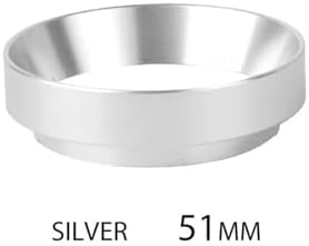 58 / 51MM Coffee Dosing Funnel Magnetic Ring Aluminum Portafilter Accessories For Espresso Ware Tools(Sliver Ring 51MM) - Image 2