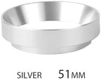 58 / 51MM Coffee Dosing Funnel Magnetic Ring Aluminum Portafilter Accessories For Espresso Ware Tools(Sliver Ring 51MM) - Image 2