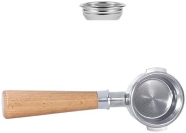 58MM Bottomless Filter Portafilter,Compatibility E61 brewing head, with 1/2/4 cups basket(Type g) by Unknown